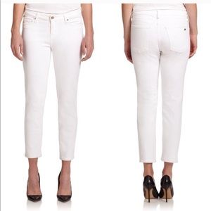 NWT Kate Spade White Skinny Play Hooky Jeans A